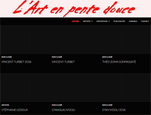 Tablet Screenshot of lartenpentedouce.com